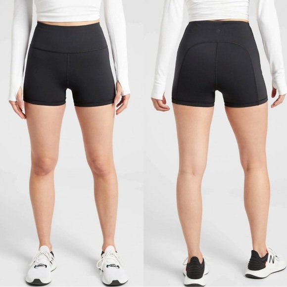 Athleta Pants - Athleta Ultimate 3" Athletic Shorts Running Shorts BLACK Women’s Small #566739